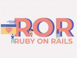 ROR ruby on rails. Platform for programming and coding technologies web software.