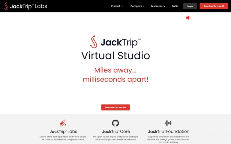 JackTrip Labs Virtual Studio