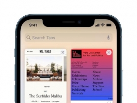 Safari tabs open on an iphone
